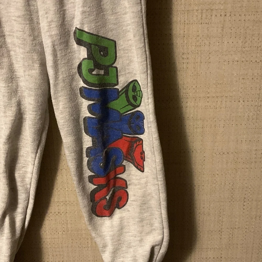 Hasbro Gray Joggers with Colorful Logo